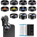 APEXEL 11 in 1 Cell Phone Camera Lens Kit Macro Wide Angle For iPhone Smartphone