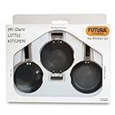 Hawkins Futura Cookware Toy Kitchen Set, Toy Deep-Fry Pan, Toy Frying Pan, Toy Tava for Kids (CWMIN)