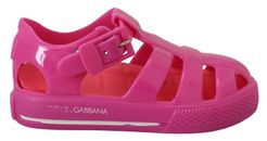 Dolce & Gabbana Enfants Chaussures PVC Fille Rose Cage Plat Sandales EU20/US4.5