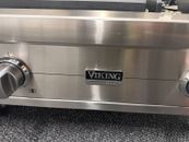 36 Inch Viking Pro-Style Gas Range Top 4 Sealed Burners and  Grill VGRT5364QSS