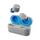 Skullcandy Jib True 2 Écouteurs Intra-Auriculaires sans Fil, Autonomie 32 h, Microphone, Compatibles iPhone + Android + Appareils Bluetooth - Gris/Bleu