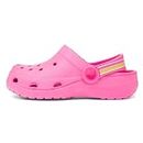 shoezone - Poole Girls Fuchsia Pink Clog - Size 6 Child UK - Pink