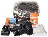 Canon Eos 4000D Digital SLR Camera with Accessory Bundle
