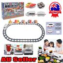 Sushi Train Rotary Sushi Toy Track Conveyor Belt Rotating Table Kid Food DM