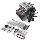 SEMTO Engine Model Kit, ST-NF2 Metal Engine Mini Inline 2-Cylinder 4-Stroke Interal Combustion Engine, RC Car Ship Air-Cooled Nitro Engine, Physics Experiments Toys (Kit Version)