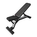 STC 5 Position Adjustable Flat Incline Bench. Full-Body Workout with Adjustable Flat Incline Bench. Top Class Bench for a Complete Free-Weight Workout. Easy to Move. Fit in Any Corner of Room.
