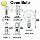 Oven Bulb Cooker Appliance Lamp Light 15W 25W 40W 240V SES E14 G9 Branded