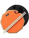 Slint - Kit Double-Sided Silent Drum Pad con due superfici diverse - 30cm e 10cm Snare - Set con supporto e bacchette