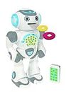 Lexibook ROB80FR Powerman Max-Robot éducatif programmable Jouer apprendre-Jouet Pour garçons et Filles-Parle en français, Danse, Musique, STEM, raconte histoires, Lance des disques