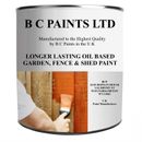 Fence Paint Shed Paint UV Resistance High Protection Oil Based Garden Paint