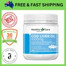 Healthy Care Cod Liver Oil 1000Mg - 200 Softgel Capsules, Blue | Maintains Immun