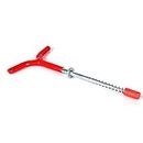 ELECTROPRIME Peg Tent Pegs Steel Spiral Rod Fixed Ice Drill Auger Holder Fishing Hot Portable