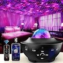 RONFILD Starry Night Light Galaxy Projector for Star Sky Ceiling Remote Control, Bluetooth Speaker Light, Multicolor LED Lamp Lights for Bedroom Decoration All Age Gift Item (Pack of 1)