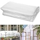 10ft x 26ft 6mil Clear Greenhouse Plastic Sheeting Green House Sheet UV Resistant Polyethylene Film Hoop Cover for Horticulture Gardening Farming and Agriculture Farming