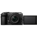 Nikon Digital Camera Z 30 kit with NIKKOR Z DX 16-50mm f/3.5-6.3 VR & NIKKOR Z DX 50-250mm f/4.5-6.3 VR - Black with Camera Bag & 64 GB SD Card
