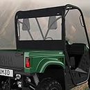 ZIDIYORUO Soft Rear Windshield for Yamaha Rhino & Massimo UTVs - PVC Windscreen with Excellent Visibility, Waterproof & Tough Against Punctures, Tears & Abrasion.
