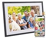 Frameo Digital Picture Frame 32G Storage WiFi Digital Photo Frame 10.1 Inch IPS HD 1280 * 800 Smart Electronic Picture Frame Touch Screen Auto-Rotate Easy Setup Load Photos Videos from Phone Anywhere