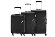 American Tourister KAMILIANT Polypropylene Hard Spinner Luggage Trolley (Grey, Small - 55 cm, Medium - 68 cm, Large - 79 cm) - 3 Pieces Set