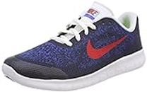 Nike Boys Free Rn 2017 (Gs) Obsidn/Unvred Running Shoes-4.5 UK (5 US) (904255-405)