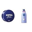 NIVEA Creme | All Purpose Cream, 400ml & Smooth Body Lotion | 48H Smoother Skin, 625 ml