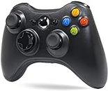 PSS Wireless Controller for Xbox 360, 2.4GHZ Wireless Controller Joystick Gamepad Remote for Xbox360 (Black)