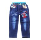Boys Jeans Children Spiderman Denim Pants for Kids Clothing Casual Trousers