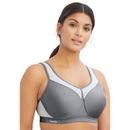 Plus Size Women's Wonderwire® High-Impact Underwire Sport Bra 9066 by Glamorise in Gray (Size 42 D)