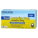 TRUST Loratadine Antihistamine 100 Tablets Hayfever Allergy (Claratyne Generic)
