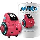 Miko : 2 AI-Powered SmartRobot for Kids | STEM Learning & Educational Robot| Unlimited Games + Interactive Robot with Coding apps | Best Birthday Gift for Girls & Boys Aged Group 5-12 (Red)