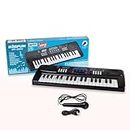 Gooyo GY-430A1 Portable Musical Piano Keyboard with Microphone |37 Keys, 8 Rhythms, 8 Tones with 6 In-Built Demos & Song Record Feature|Black Color, Dual Power Supply Source: Micro USB Cable(Included)
