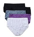 Fruit of The Loom Women's Plus Size Fit for Me 5 Pack Brief Panties, Assorted, 6X-Large (13)