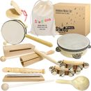 Wooden Toddler Musical Instruments for Kids Ages 5-9 Montessori Toys