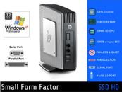 PC HP, CPU de 1 GHz, 128 GB+ SSD, puerto paralelo y serie, Windows XP PRO SP3 32 bits