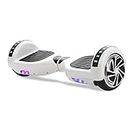 DK STORE Hoverboard with Bluetooth LED Lights Self-balancing Hover Boards for Kid Adult Girl Boy for All Age (Multi color)