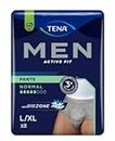 Tena Men Active Fit Pants Normal Lot de 8 culottes absorbantes pour homme, taille L/XL,