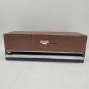DiscGear Selector 120HD Brown Faux Leather 120 Disc CD DVD Game Storage Case
