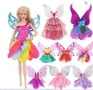 BARBIE DOLL CLOTHING & ACCESSORIES GIFT IDEA BUTTERFLY DRESS WITH WINGS
