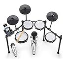 Alesis Nitro Max Kit Eight Piece Electronic Drum Kit with Mesh Heads, Bluetooth