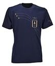 Aeronautica Militare T-Shirt Girocollo Cotone Blu Frecce Tricolori P24