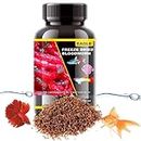 VAYINATO All Life Stages Eagle High Protein Freeze Dried Blood Worm Fish Food, 100Ml (Pack Of 1)