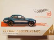 2019 Hot Wheels Ford Escort RS1600 ID Car HW Screen Time Limited Production 