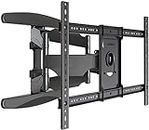 Caprigo Dual Arm TV Wall Mount Bracket for 45 to 75 Inch LED/HD/Smart TV’s, Full Motion Rotatable Universal Heavy Duty TV Wall Mount Stand with Swivel & Tilt Adjustments (M490 - P63)