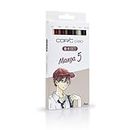 Copic marqueur ciao 5+1 Set, Manga 5