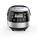 Drew&Cole CleverChef Intelligent Digital Multicooker 5L - 860W - Chrome - Touch Control - Energy Efficient - 14-in-1 Cooker - Delay Timer & Keep Warm Function - Simple & Effective Cooking