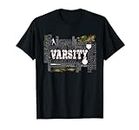 Hombre Camuflaje Varsity Baseball Number Jersey Under Garment Camo Camiseta