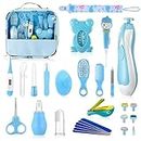 29 in 1 Baby Healthcare and Grooming Kit - Safety Newborn Nursery Cleaner Essentials with Baby Nail Trimmer Set Baby Comb, Brush, Nasal Aspirator etc for Girl boy Baby Care Kit