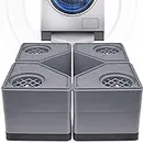 Actvty Anti Vibration Pads, Pedestal Base for Washer and Dryer, Washing Machine Foot Pads, Non Slip Shock and Noise Elimination Machine Support Protects Pedestals