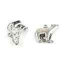 360 Pieces Antique Silver Tone Jewelry Making Charms Findings Lots 37DN03 Polar Bear