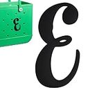 Decorations for Bag/Beach Bag,Bag Accessories for Alphabet Lettering,Bag 3D Printed Alphabet letters(E)