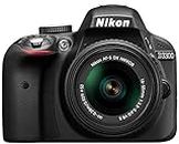 Nikon D3300 Digital SLR Camera (24.2 MP, 3 inch LCD) - Black (Renewed)